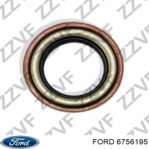 6756195 Ford Сальник полуоси переднего моста левой