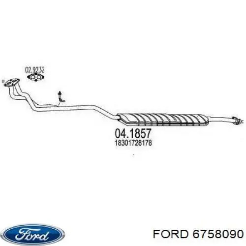 Пыльник рейки Ford 6758090