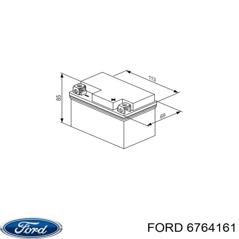 Ремень ГРМ 6764161 Ford