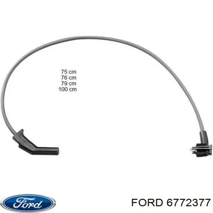 6772377 Ford высоковольтные провода