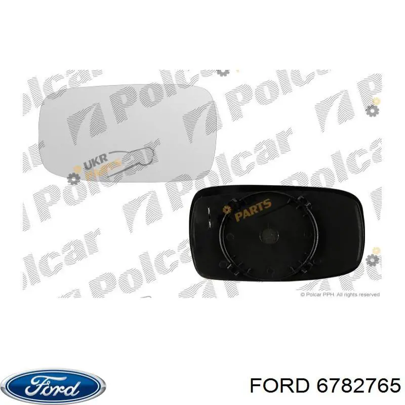 Зеркальный элемент водительского зеркала Ford 6782765 цена, от 25.45 USD