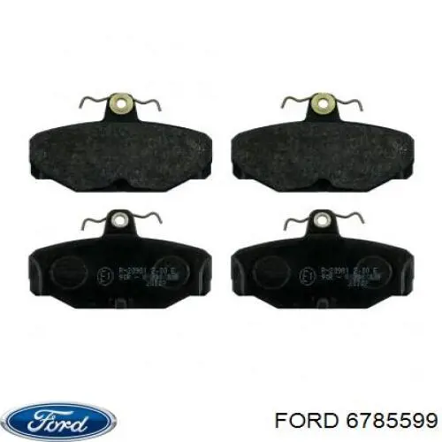6785599 Ford колодки тормозные задние дисковые