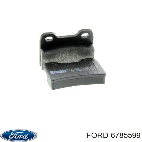 Купить 6785599 Ford Колодки тормозные задние, дисковые