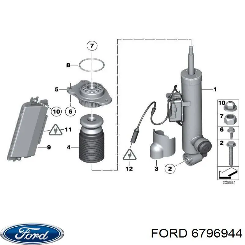 Фонарь задний правый на Ford Scorpio II 