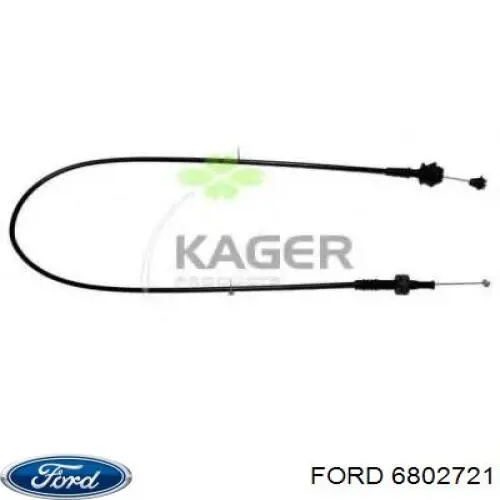 Трос/тяга газа (акселератора) Ford 6802721