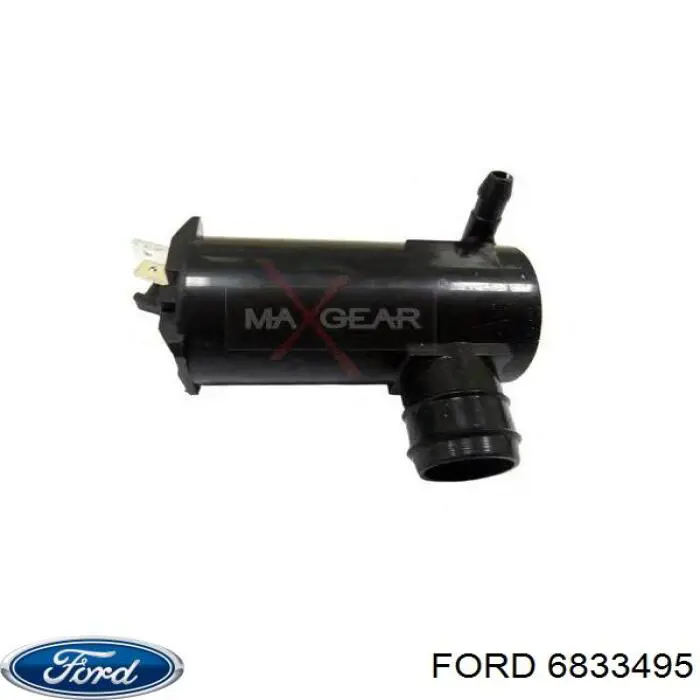 6833495 Ford насос-мотор омывателя стекла переднего/заднего