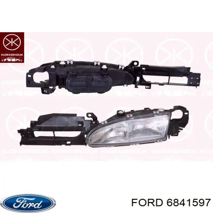 Фара правая 6841597 Ford