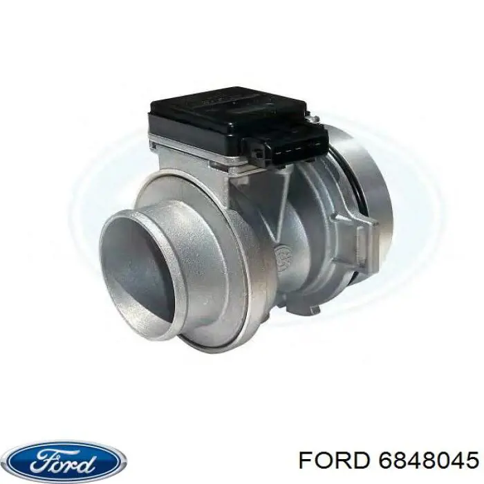 6848045 Ford sensor de fluxo (consumo de ar, medidor de consumo M.A.F. - (Mass Airflow))