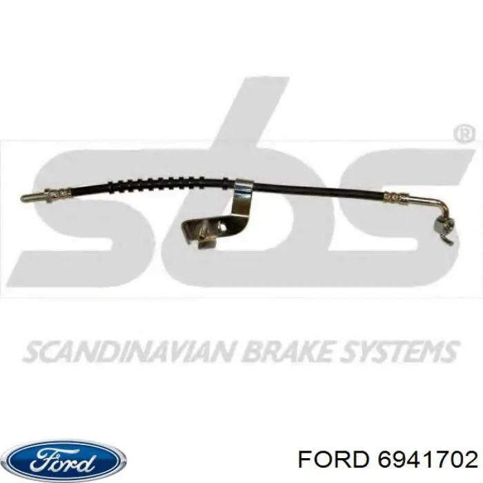 Шланг тормозной передний, левый Ford 6941702 цена, от 7.34 USD