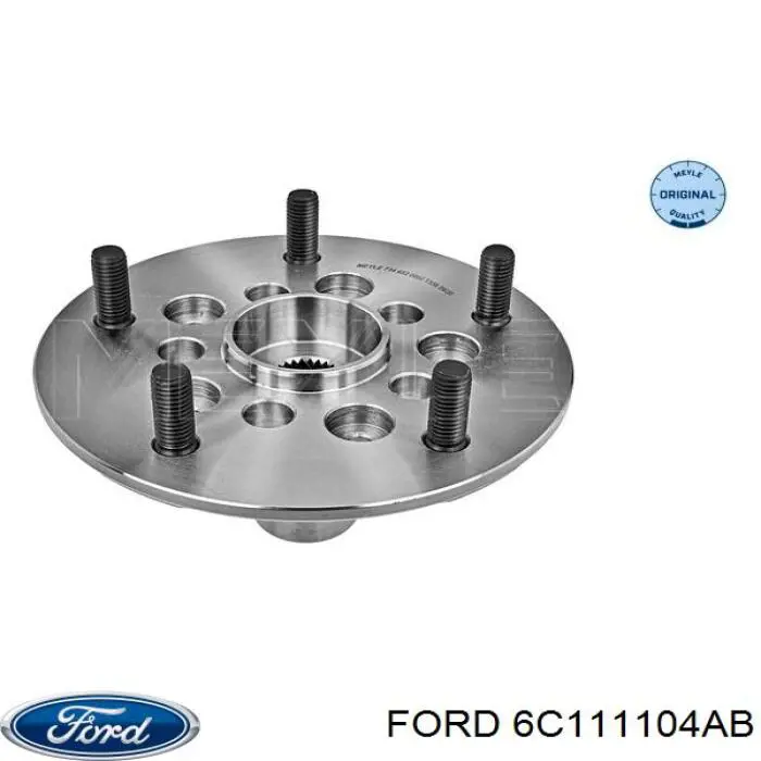 Ступица передняя 6C111104AB Ford