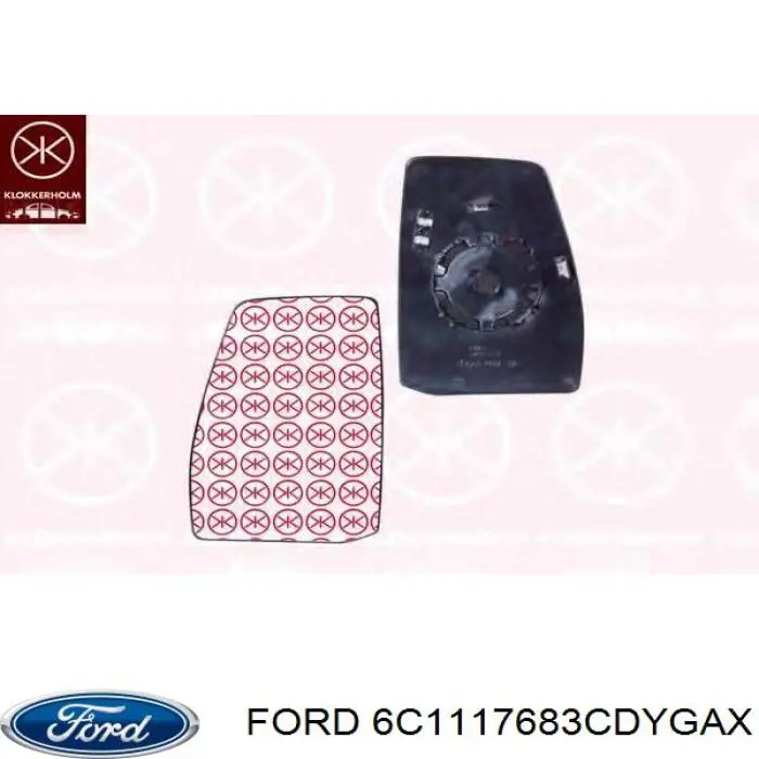 Зеркало заднего вида левое 6C1117683CDYGAX Ford