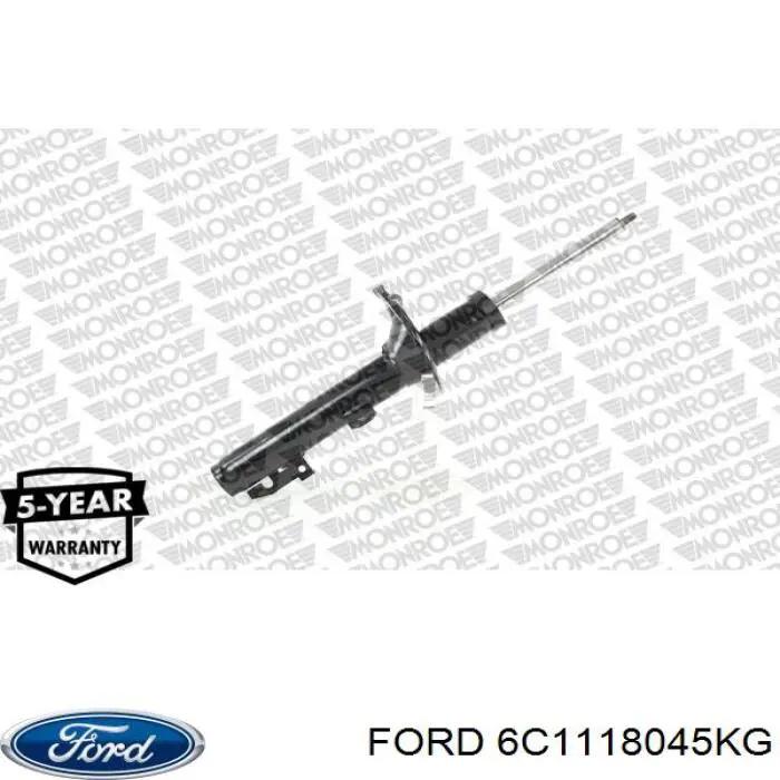 Амортизатор передний 6C1118045KG Ford