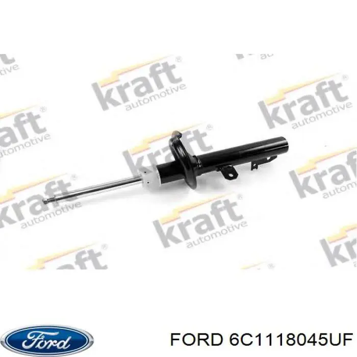 Купить 6C1118045UF Ford Амортизатор передней подвески
