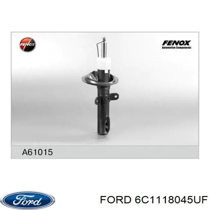 Амортизатор передний 6C1118045UF Ford