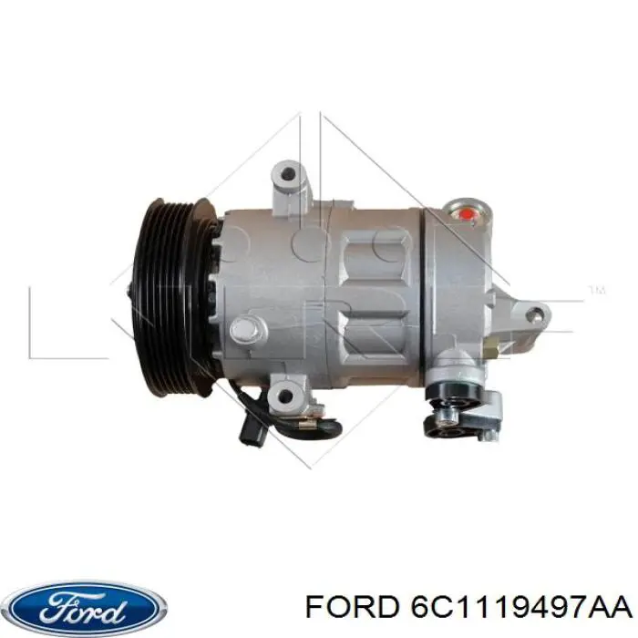 Компрессор кондиционера 6C1119497AA Ford