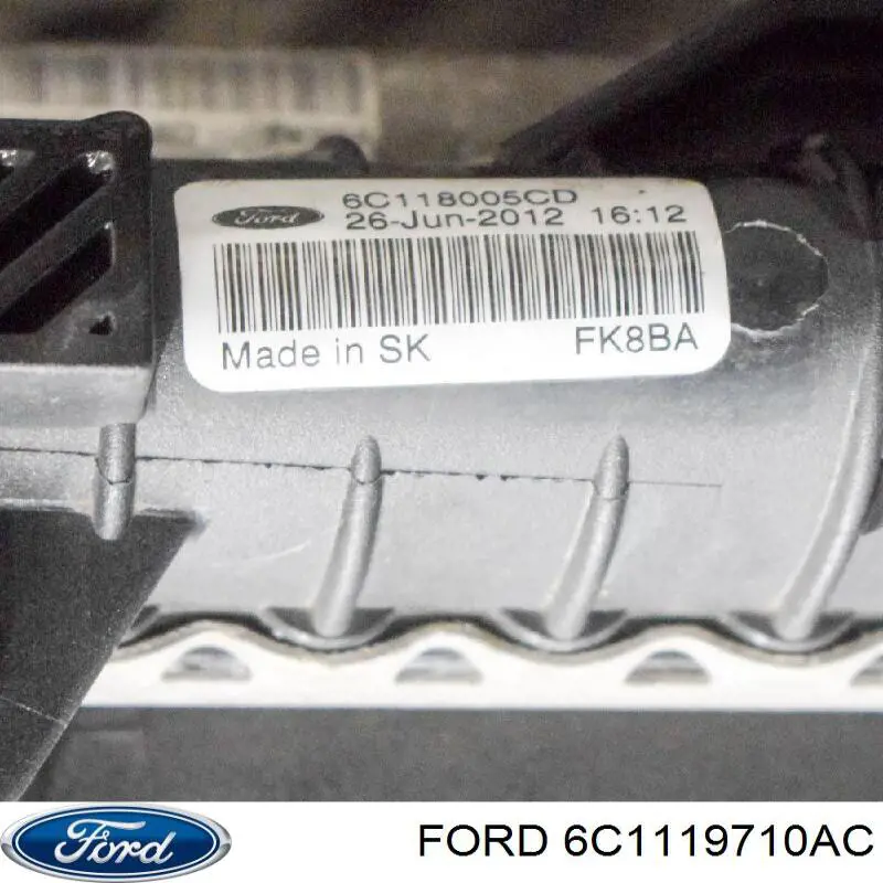 Конденсатор кондиционера Ford 6C1119710AC цена, от 64.93 USD