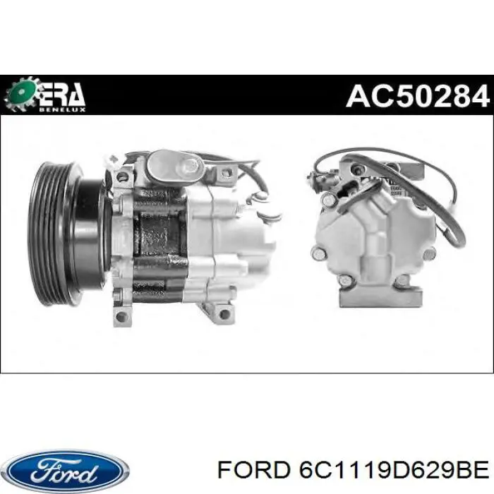 6C1119D629BE Ford Компрессор хладагента