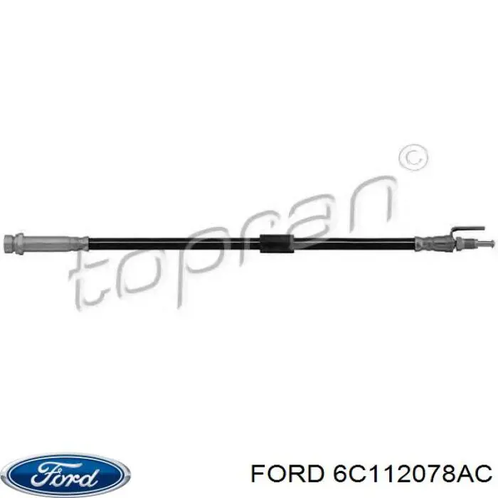 Шланг тормозной передний 5350915 Ford