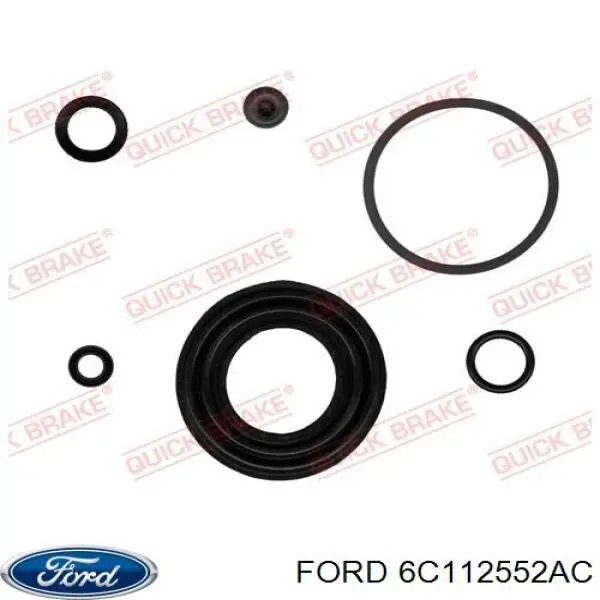 Купить 6C112552AC Ford Суппорт задний правый