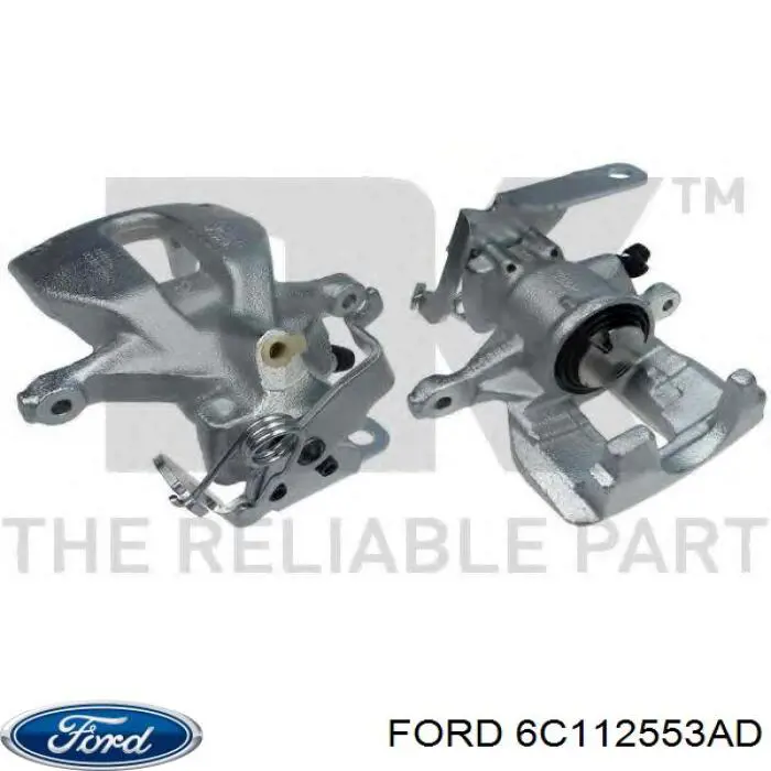 Суппорт задний левый 6C112553AD Ford