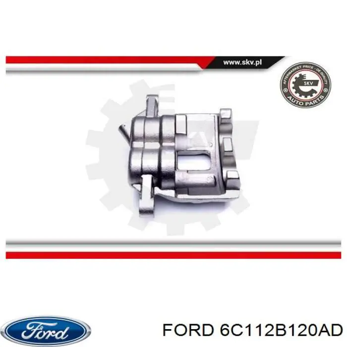 Тормозной суппорт Ford 6C112B120AD цена, от 23.65 USD