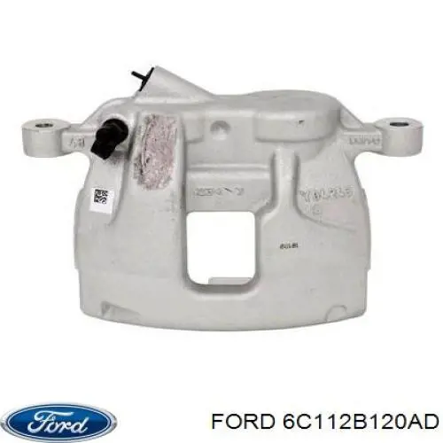 Купить 6C112B120AD Ford Суппорт тормозной передний правый