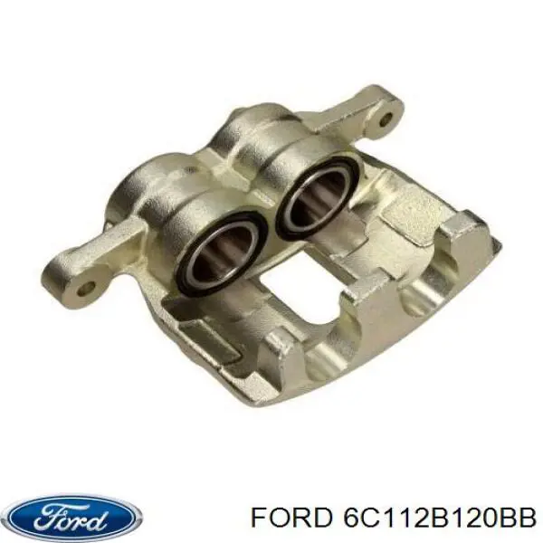 Купить 6C112B120BB Ford Суппорт тормозной передний правый