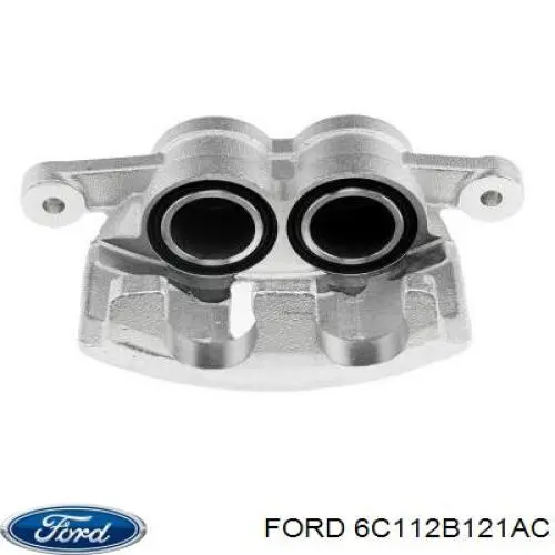 Суппорт тормозной передний левый 6C112B121AC Ford