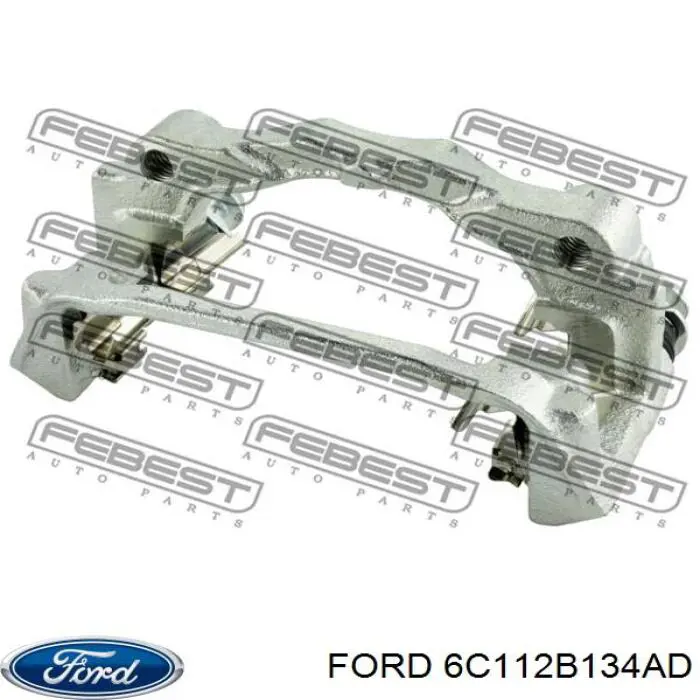 Купить 6C112B134AD Ford Скоба заднего суппорта
