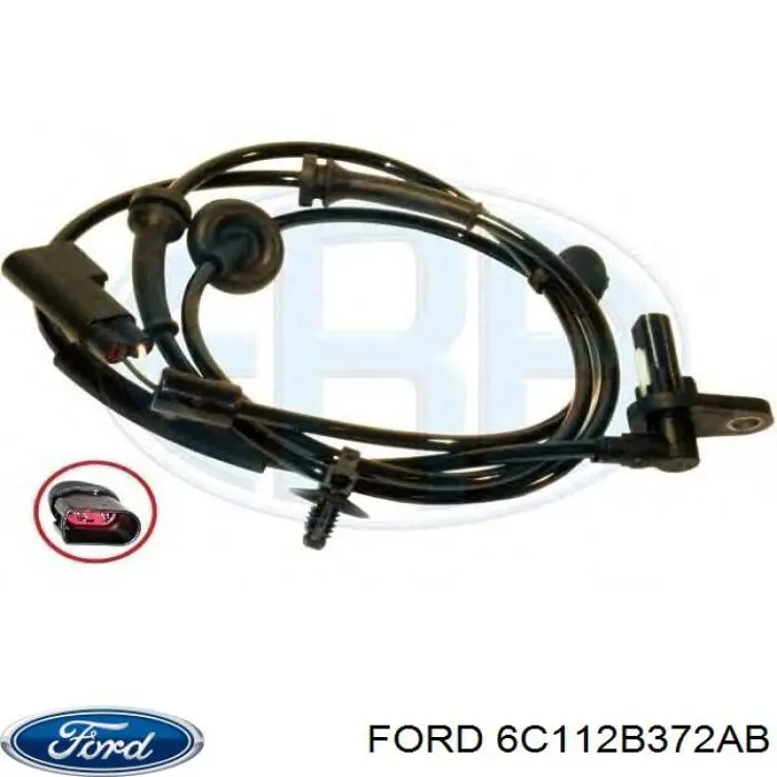 Купить 6C112B372AB Ford Датчик АБС (ABS) передний