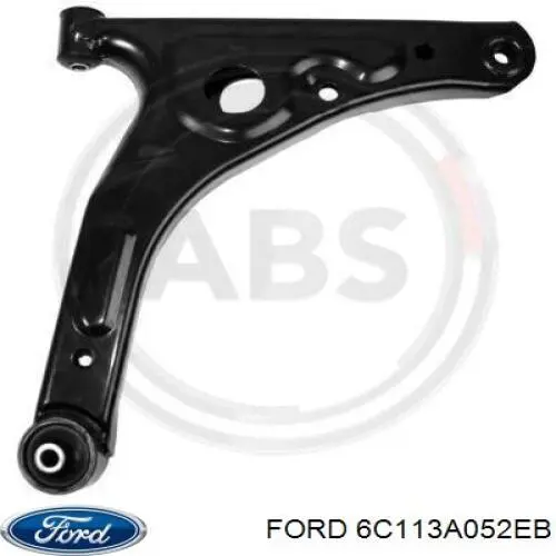 Рычаг передней подвески нижний правый 6C113A052EB Ford