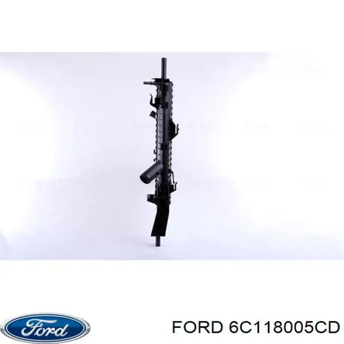 Радиатор 6C118005CD Ford