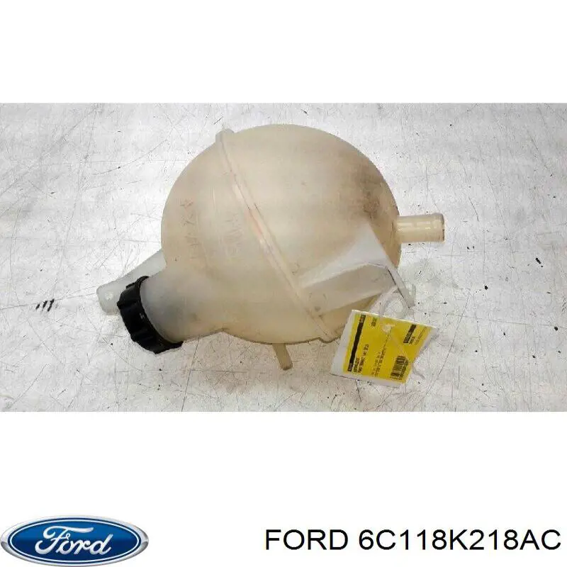 Купить 6C118K218AC Ford Водяной бачок системы охлаждения