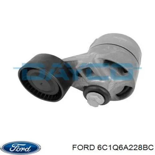 6C1Q6A228BC Ford Натяжитель клинового ремня