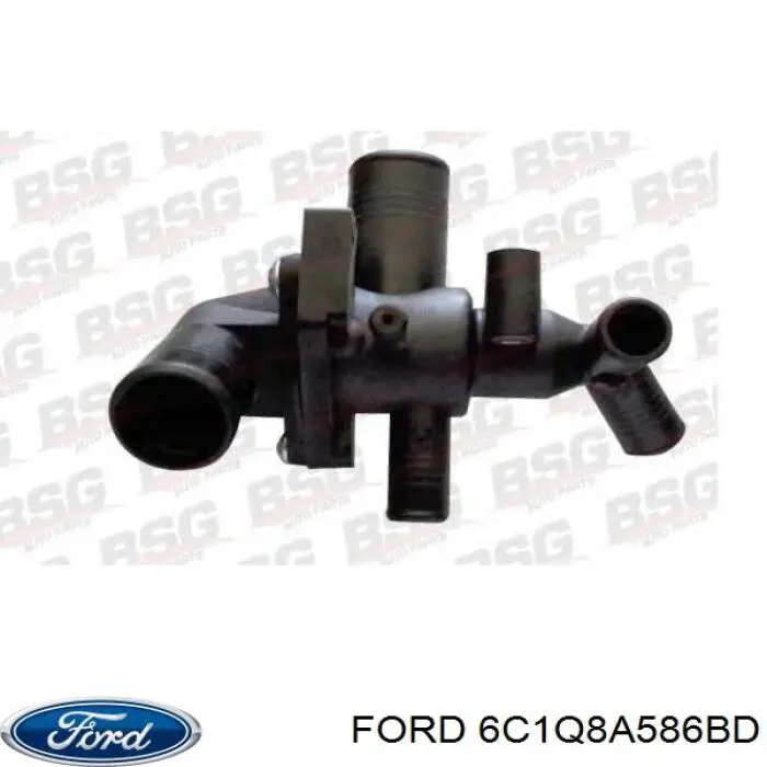 6C1Q8A586BD Ford термостат