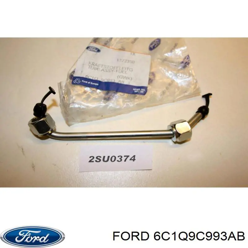 6C1Q9C993AB Ford tubo de combustível do injetor de 1º cilindro