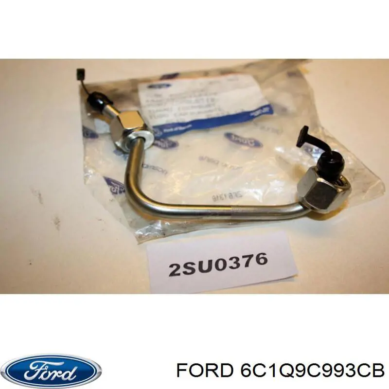 Трубка топливная форсунки 3-го цилиндра 6C1Q9C993CB Ford