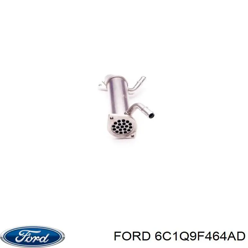 6C1Q9F464AD Ford radiador do sistema egr de recirculação dos gases de escape