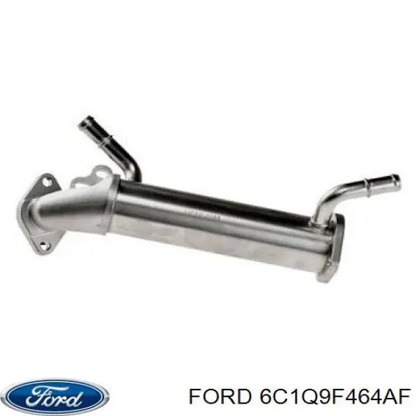 6C1Q9F464AF Ford radiador do sistema egr de recirculação dos gases de escape