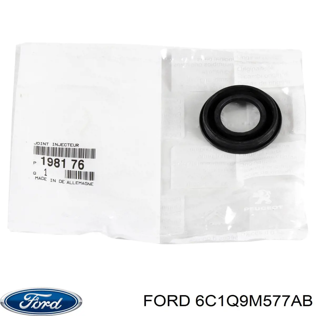 Купить 6C1Q9M577AB Ford Кольцо инжектора