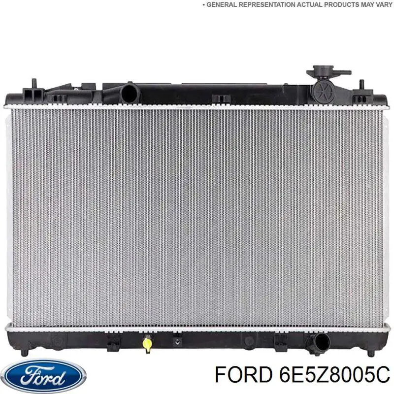 Радиатор охлаждения двигателя на Ford Fusion  