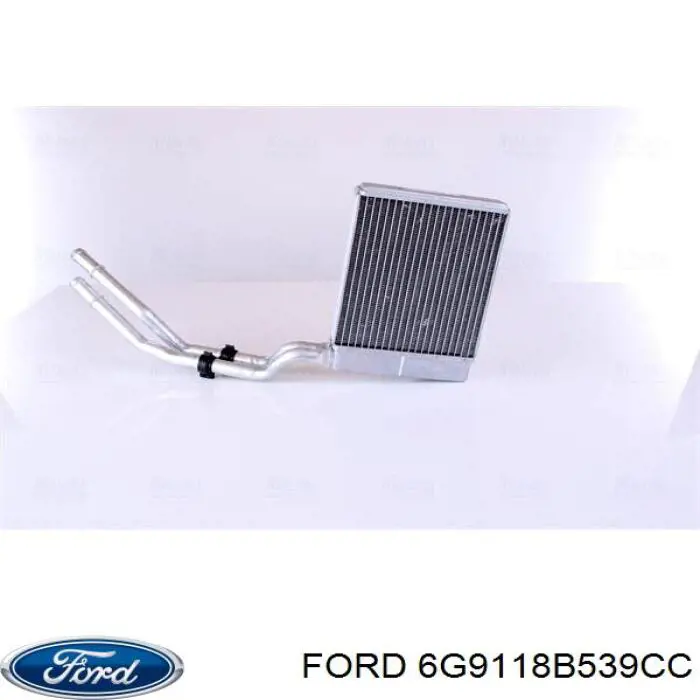 Радиатор печки 6G9118B539CC Ford