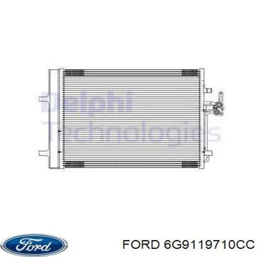 Купить 6G9119710CC Ford Радиатор системы охлаждения кондиционера
