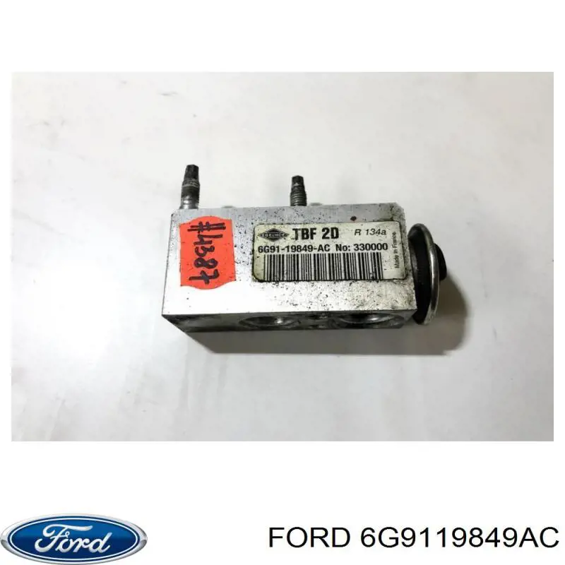 6G9119849AC Ford клапан компрессора кондиционера