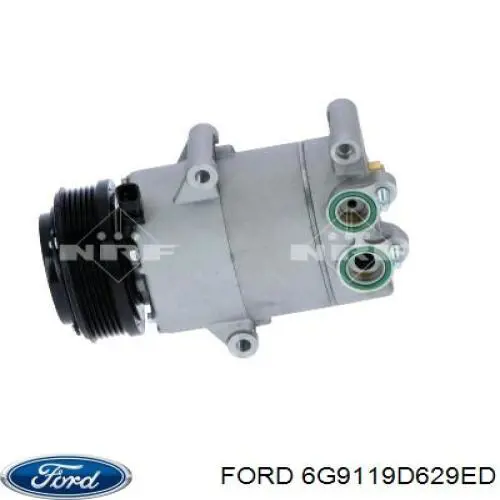 Компрессор кондиционера 6G9119D629ED Ford