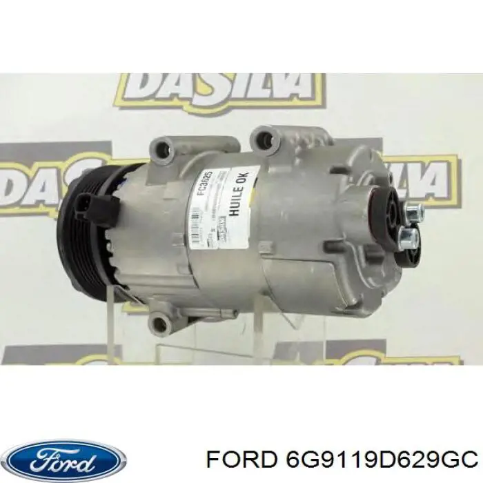 Купить 6G9119D629GC Ford Компрессор климатической установки