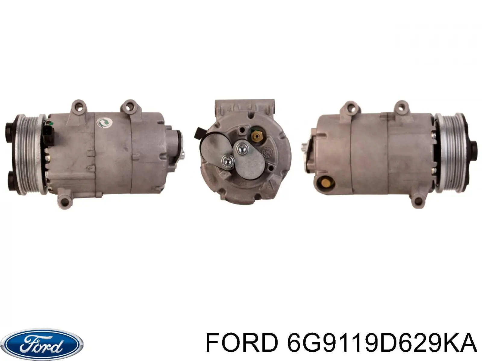 6G9119D629KA Ford compressor de aparelho de ar condicionado