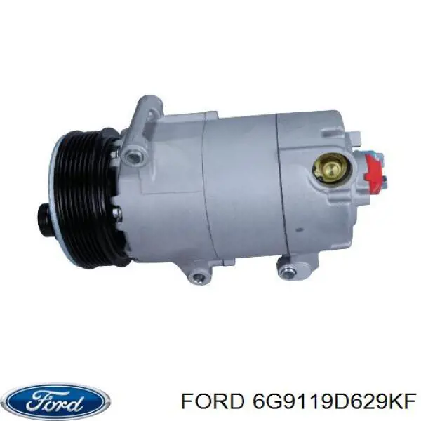 Компрессор кондиционера 6G9119D629KF Ford