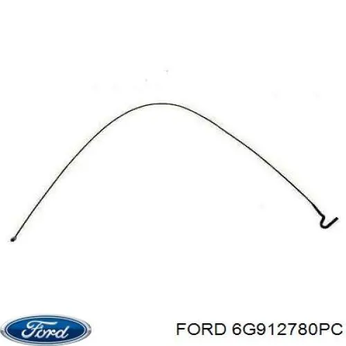 Трос ручного тормоза передний Ford 6G912780PC цена, от 10.45 USD