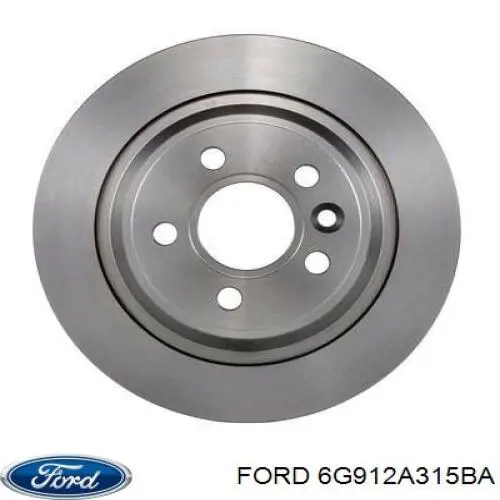 6G912A315BA Ford диск тормозной задний